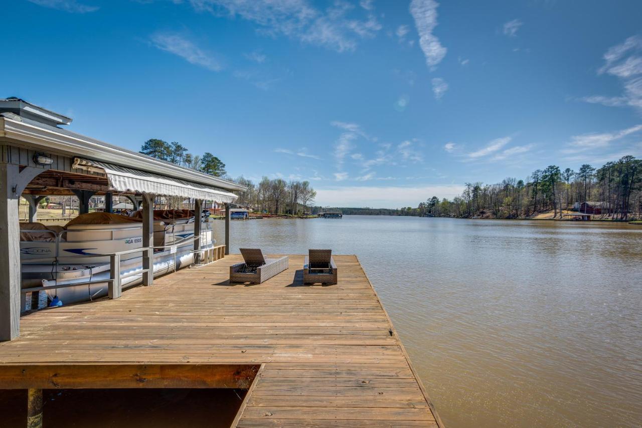 הוילה Quiet Lakefront Eatonton House With Boat Dock! מראה חיצוני תמונה