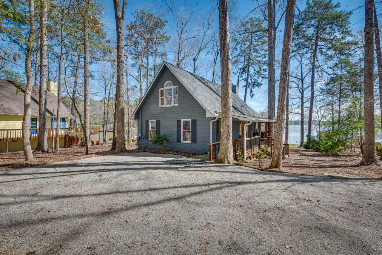 הוילה Quiet Lakefront Eatonton House With Boat Dock! מראה חיצוני תמונה